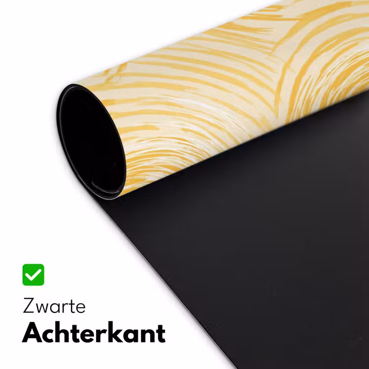 Bureau onderlegger - Cirkels - Abstract - Artistiek - Geel — 5