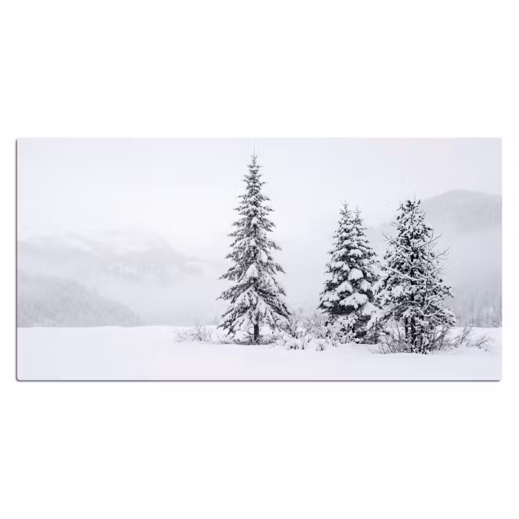 Bureau onderlegger - Fijnsparren - Sneeuw - Winter - Landschap - Stilte — 2