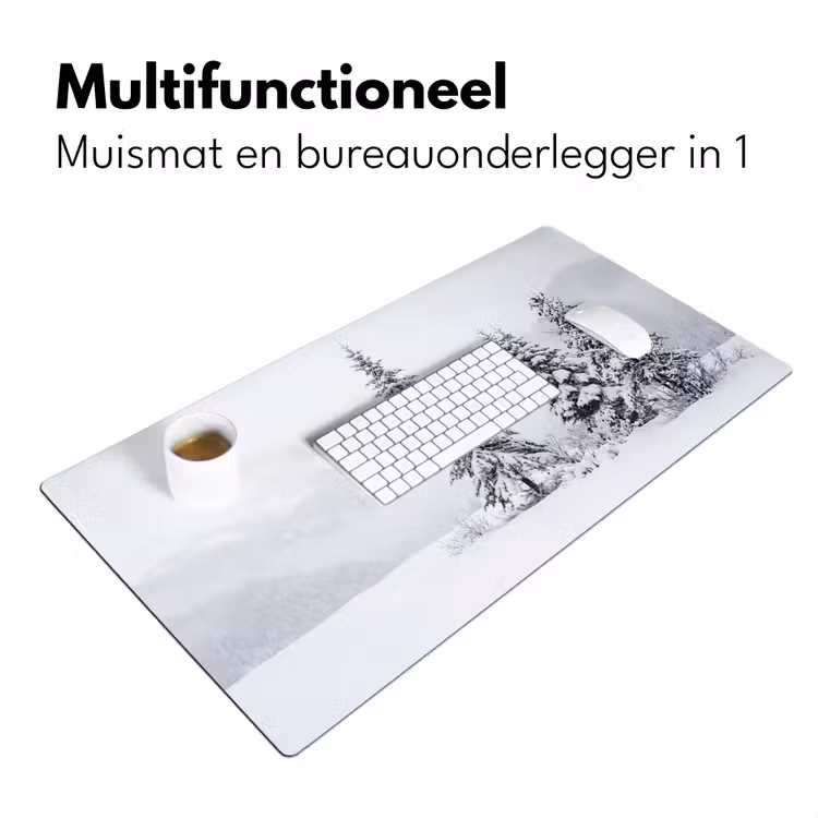 Bureau onderlegger - Fijnsparren - Sneeuw - Winter - Landschap - Stilte — 7
