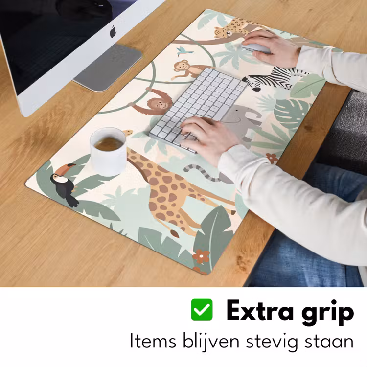 Bureau onderlegger - Jungle - Dieren - Groen — 6