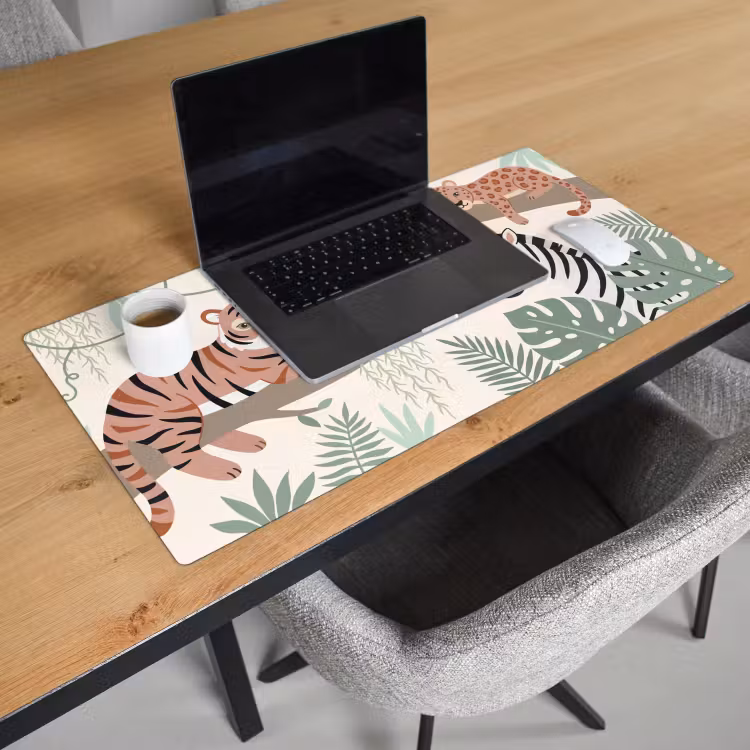 Bureau onderlegger - Jungle - Rustiek - Pastel — 3