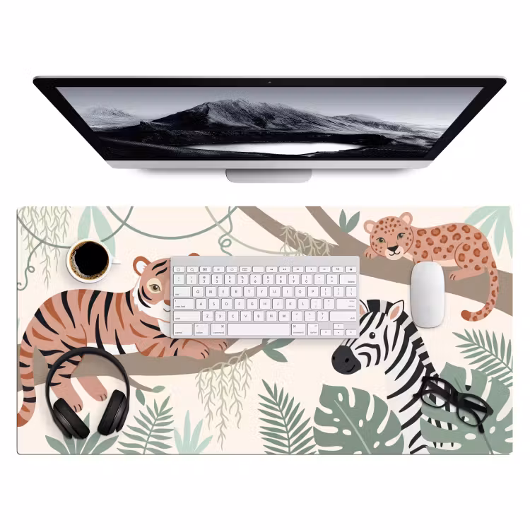 Bureau onderlegger - Jungle - Rustiek - Pastel — 4