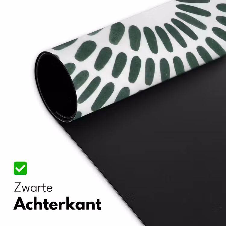 Bureau onderlegger - Abstract - Cirkel - Patroon - Modern - Groen — 5