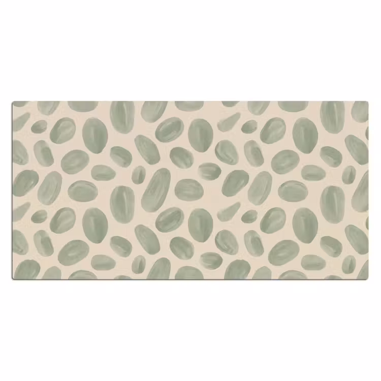Bureau onderlegger - Abstract - Patroon - Organisch - Groen - Modern — 2