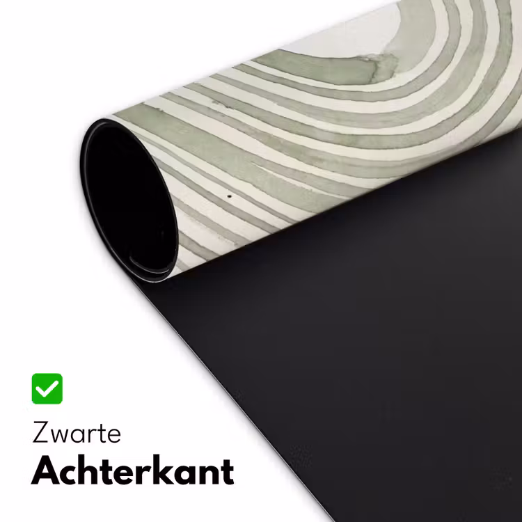 Bureau onderlegger - Abstractie - Cirkels - Waterverf - Groen - Modern — 5