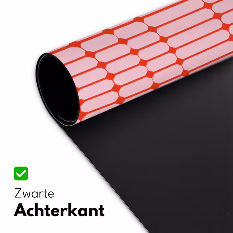 Bureau onderlegger - Geometrisch - Minimalistisch - Rood - Roze — 5