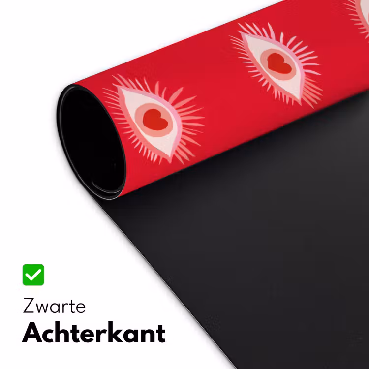 Bureau onderlegger - Ogen - Hart - Abstract - Rood - Roze — 5