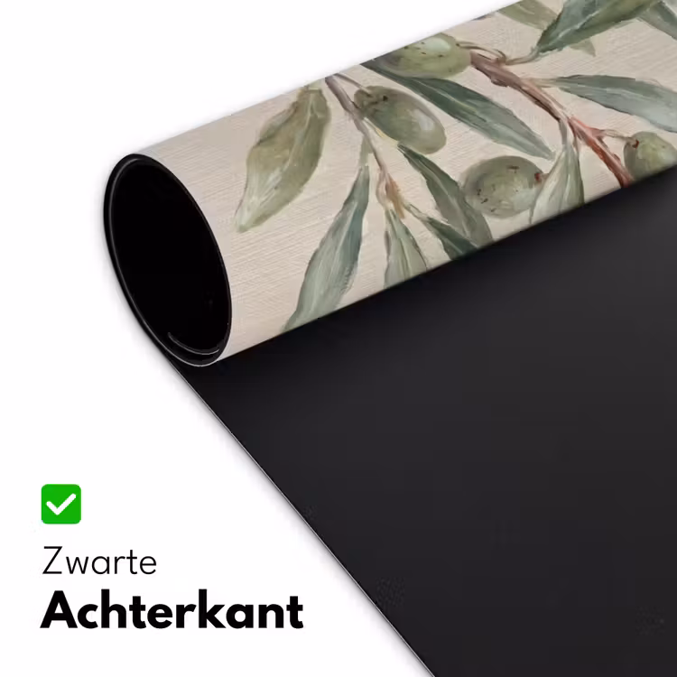 Bureau onderlegger - Olijftak - Bladeren - Natuur - Groen - Beige — 5