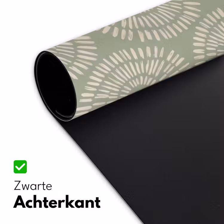 Bureau onderlegger - Patroon - Cirkels - Abstract - Modern - Groen — 5