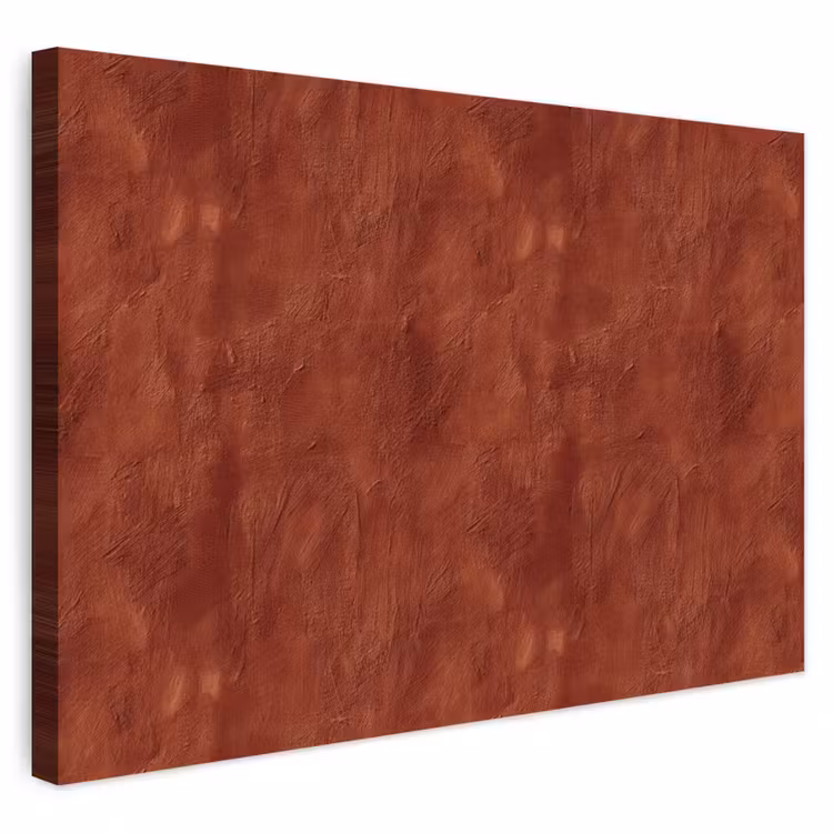 Buiten canvas - Stucwerk - Textuur - Terracotta — 1