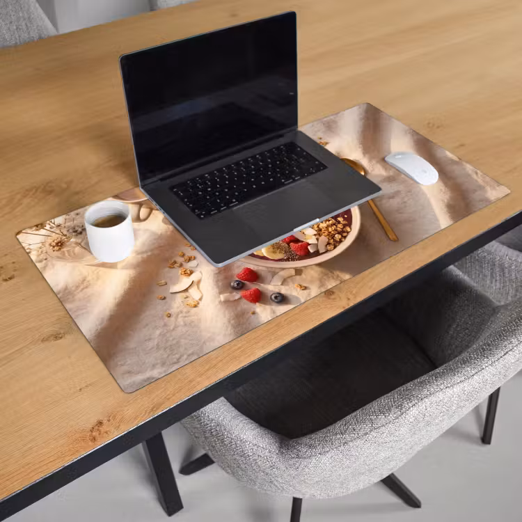 Bureau onderlegger - Eten - Ontbijtkom - Fruit - Gezond - Kleurrijk — 3