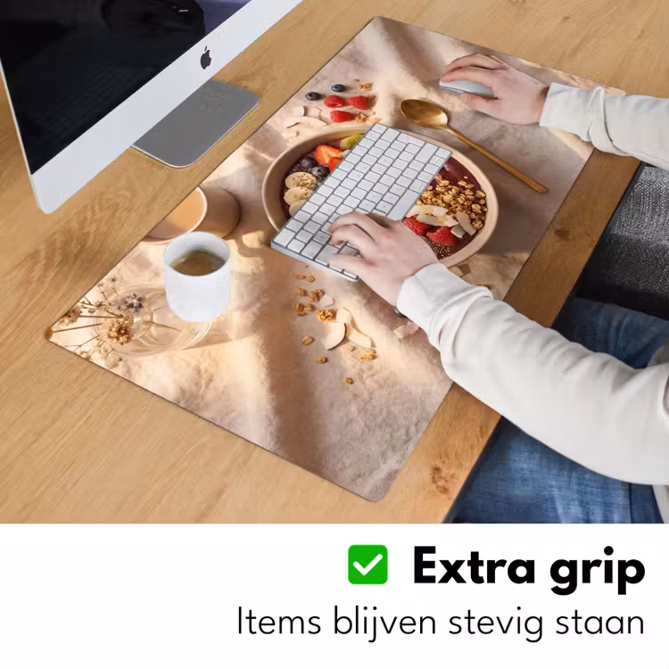 Bureau onderlegger - Eten - Ontbijtkom - Fruit - Gezond - Kleurrijk — 6