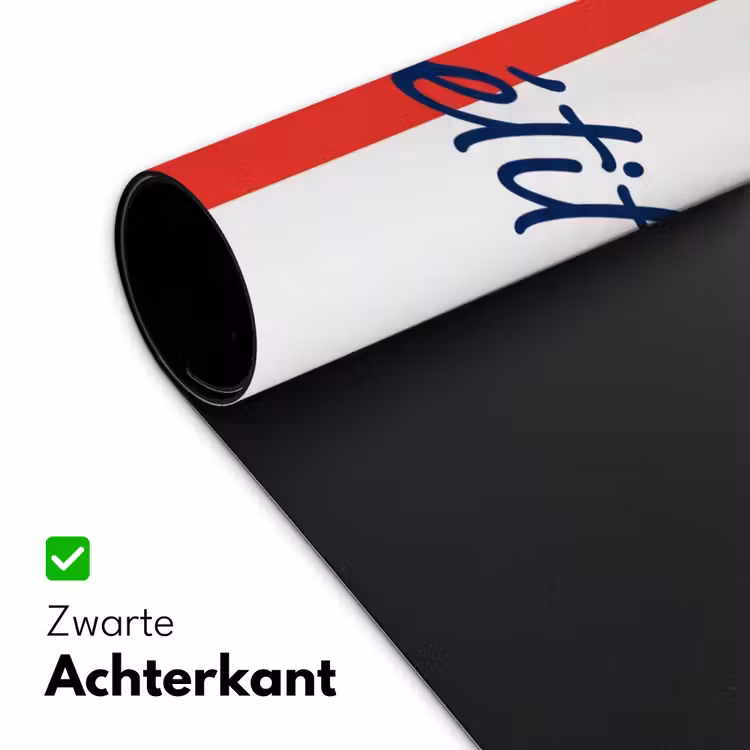 Bureau onderlegger - Eten - Spreuk - Keuken - Grafisch - Rood-Wit — 5