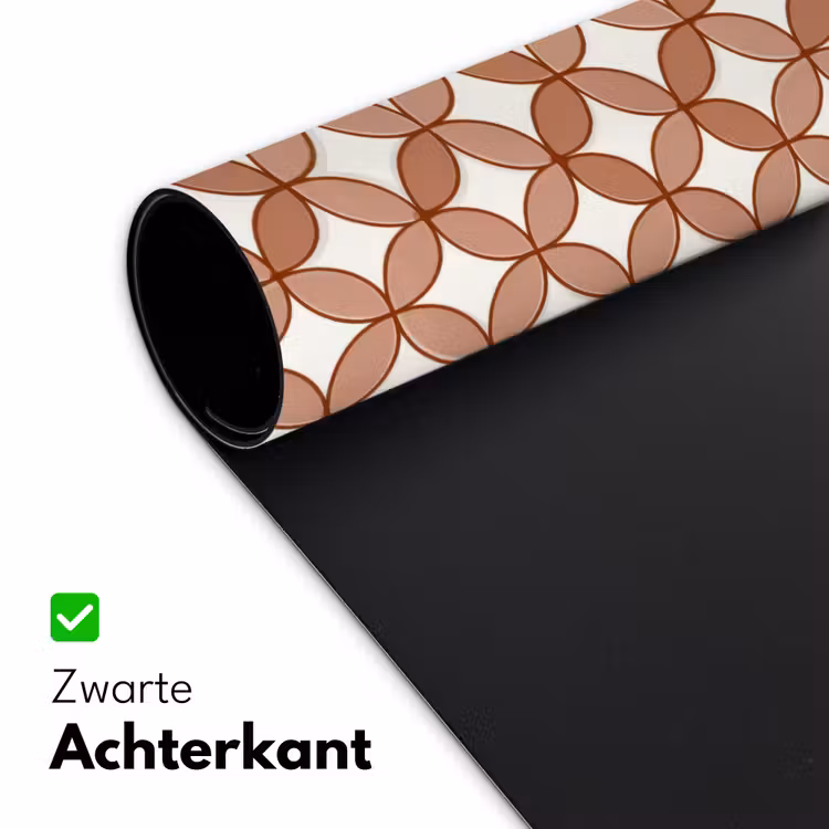 Bureau onderlegger - Geometrisch - Cirkels - Modern - Terracotta — 5