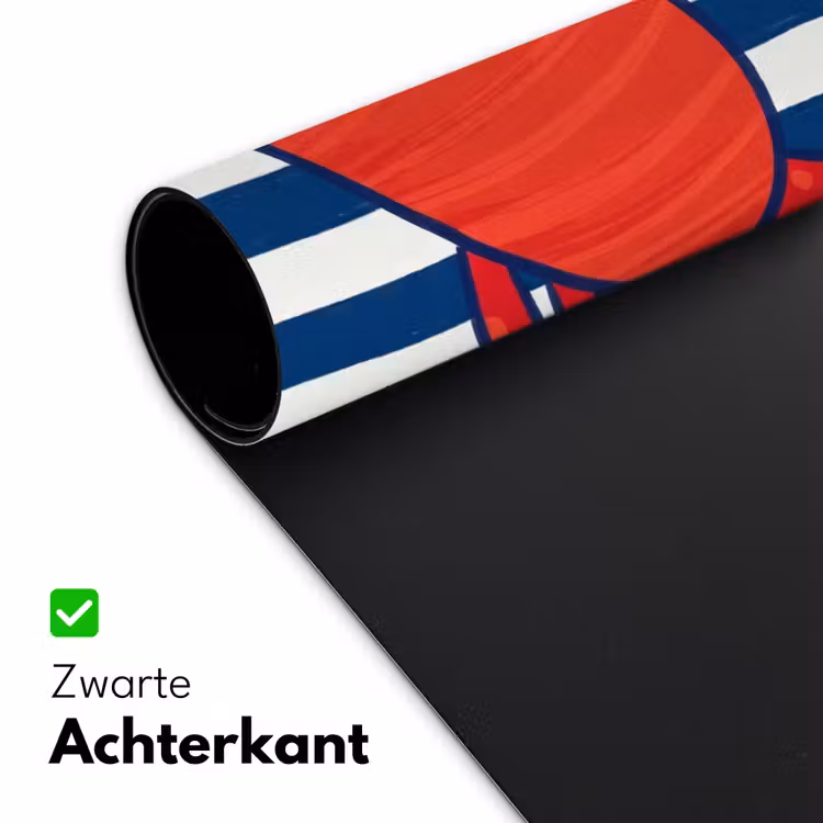 Bureau onderlegger - Krab - Strepen - Zeeleven - Illustratie - Rood — 5