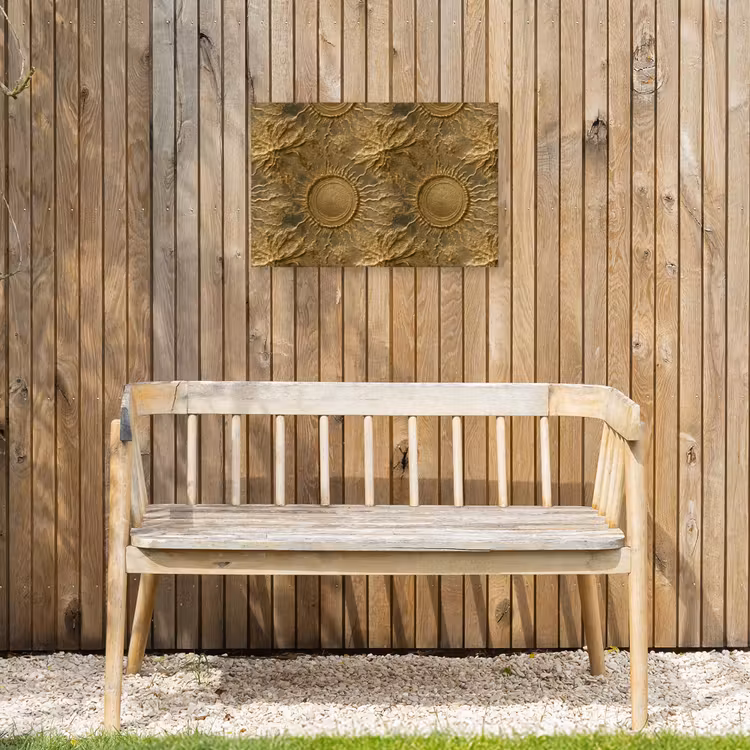 Buiten canvas - Zon - Reliëf - Antiek - Goud — 3