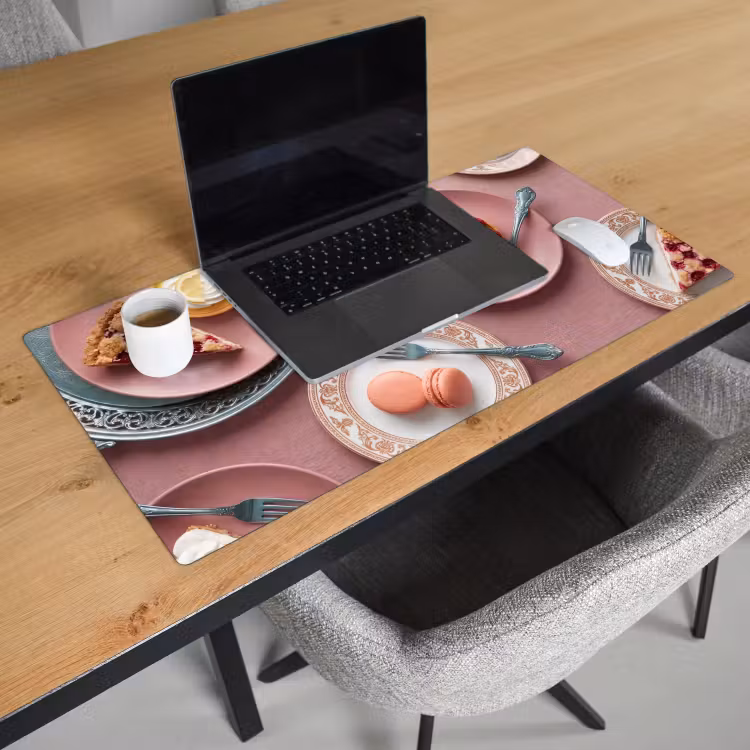 Bureau onderlegger - Dessert - Taart - Gebak - Zoet - Roze — 3