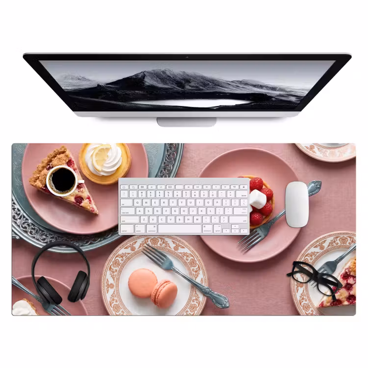 Bureau onderlegger - Dessert - Taart - Gebak - Zoet - Roze — 4