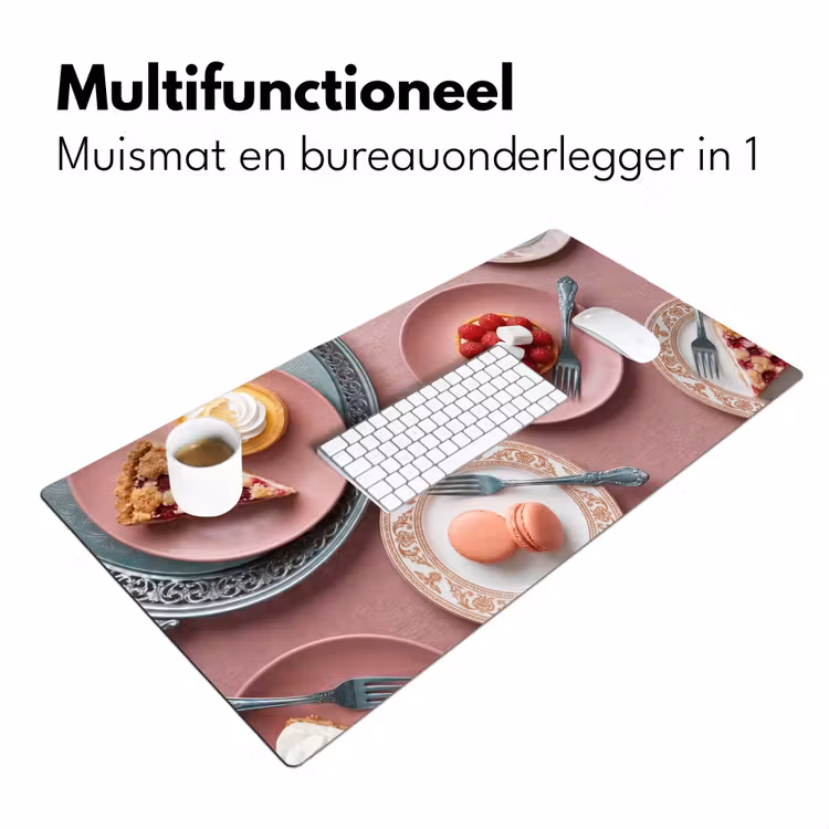 Bureau onderlegger - Dessert - Taart - Gebak - Zoet - Roze — 7
