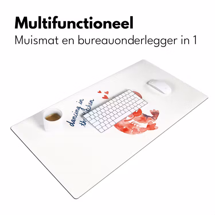 Bureau onderlegger - Dier - Dans - Liefde - Waterverf - Rood — 7