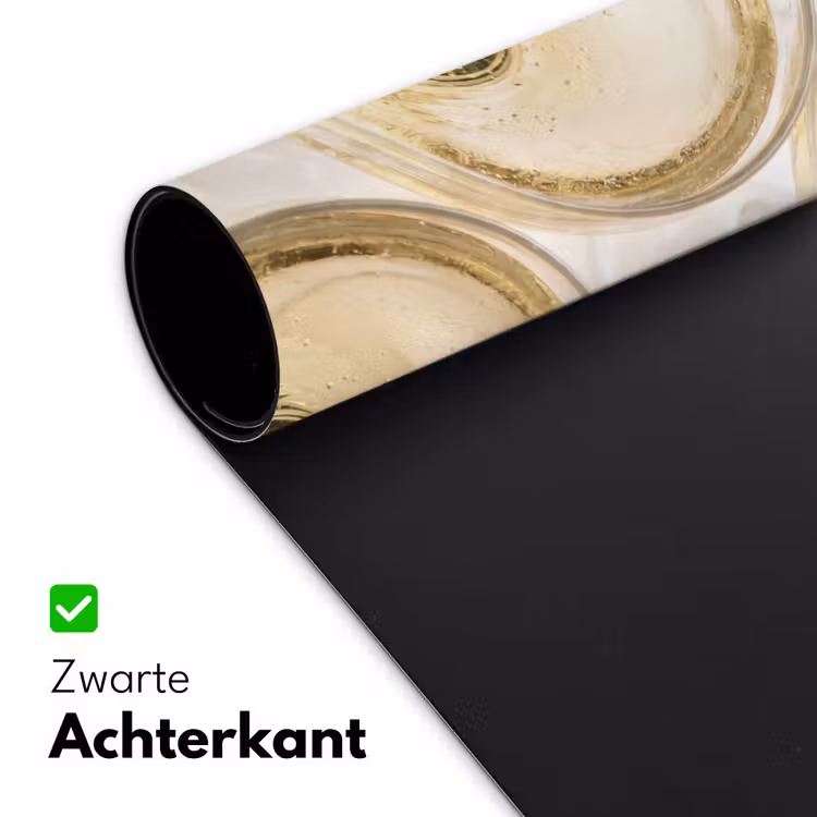 Bureau onderlegger - Drank - Glazen - Feest - Goud — 5