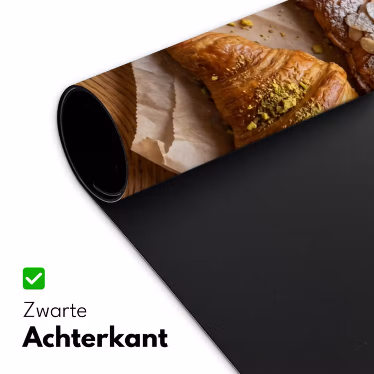 Bureau onderlegger - Eten - Croissant - Koffie - Ontbijt - Modern — 5