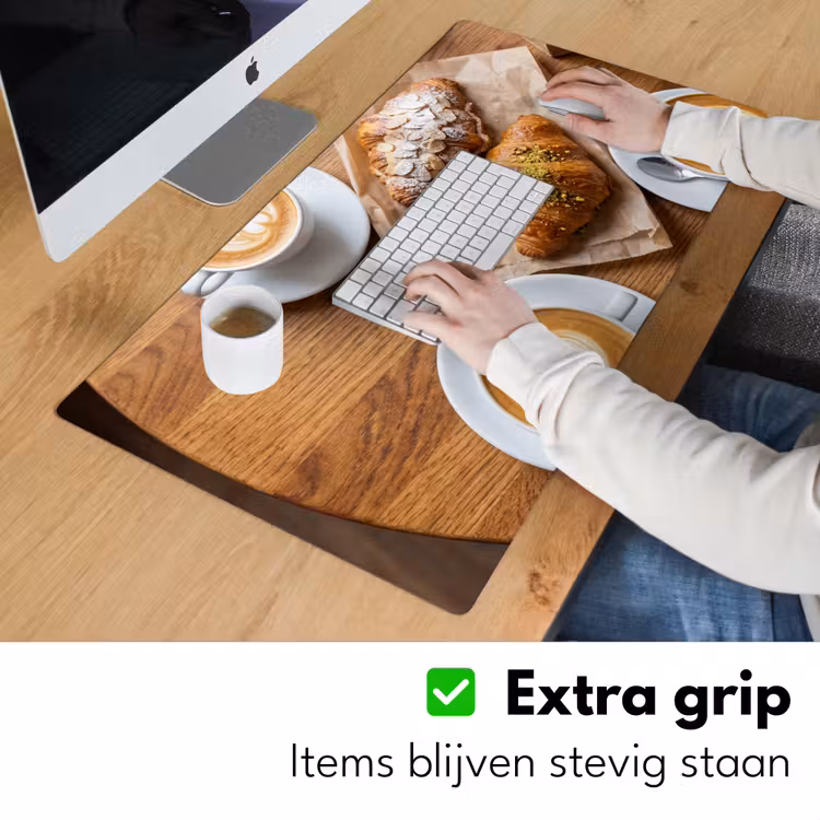 Bureau onderlegger - Eten - Croissant - Koffie - Ontbijt - Modern — 6