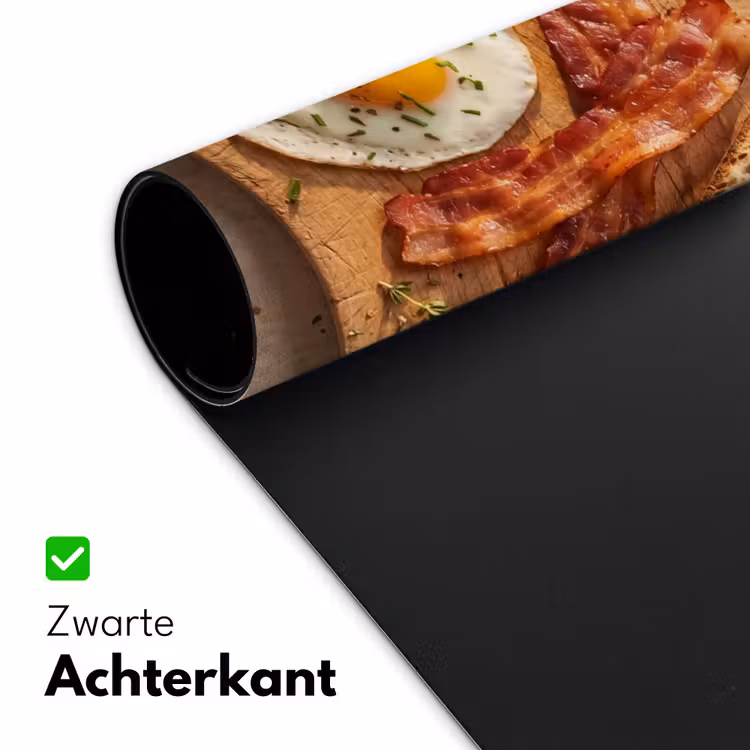 Bureau onderlegger - Eten - Ontbijt - Hout - Rustiek - Geel — 5
