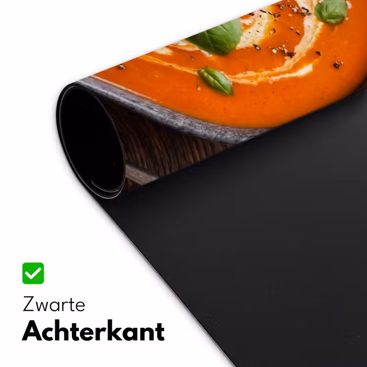Bureau onderlegger - Eten - Soep - Basilicum - Rustiek - Rood — 5
