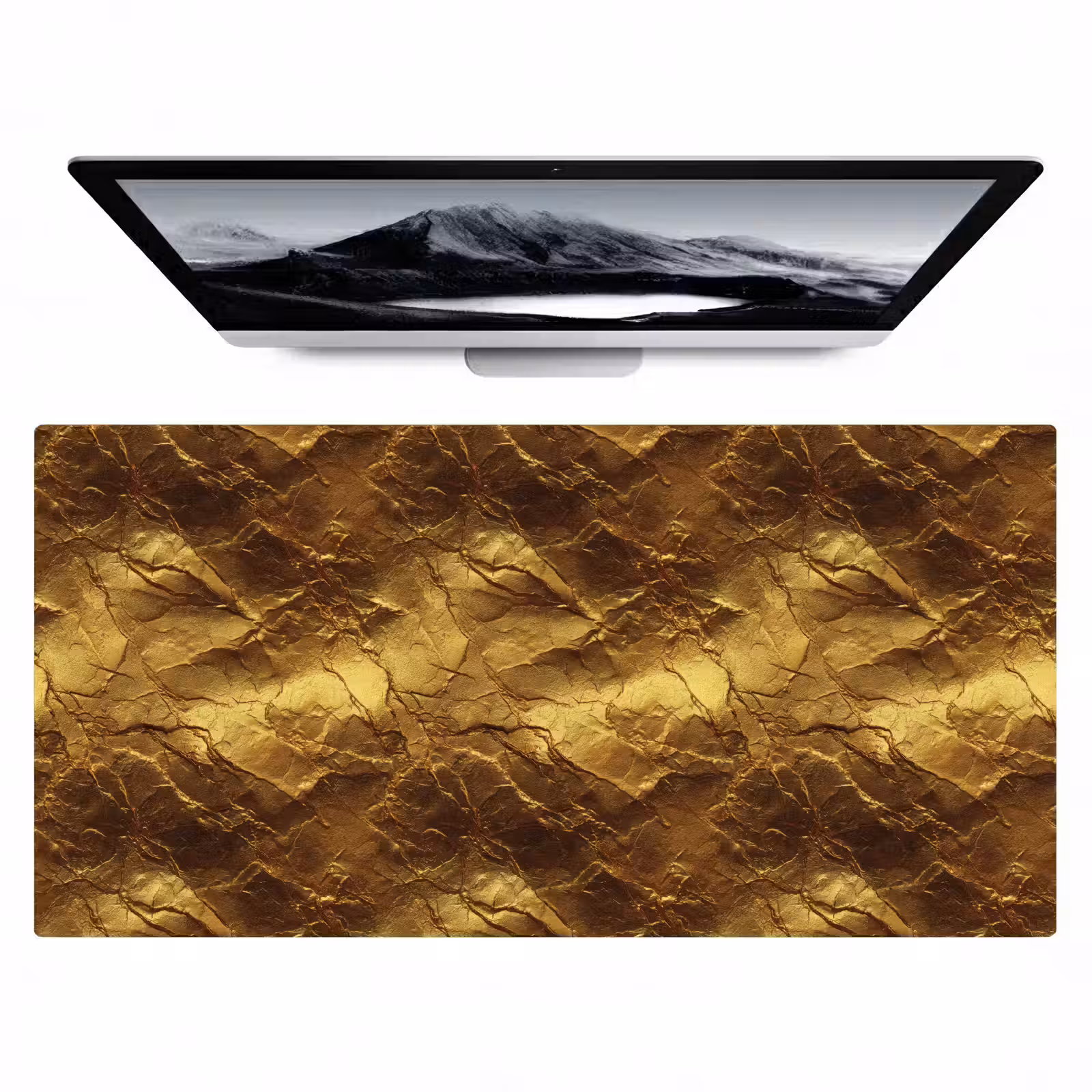 Bureau onderlegger - Bladgoud - Textuur - Goud — 1