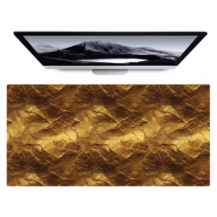 Bureau onderlegger - Bladgoud - Textuur - Goud — 1