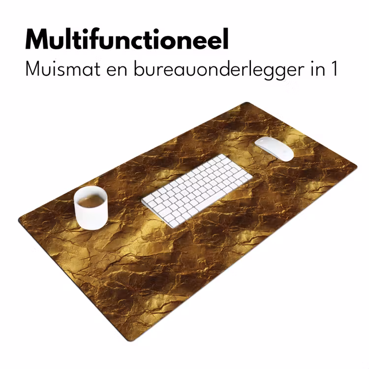 Bureau onderlegger - Bladgoud - Textuur - Goud — 7