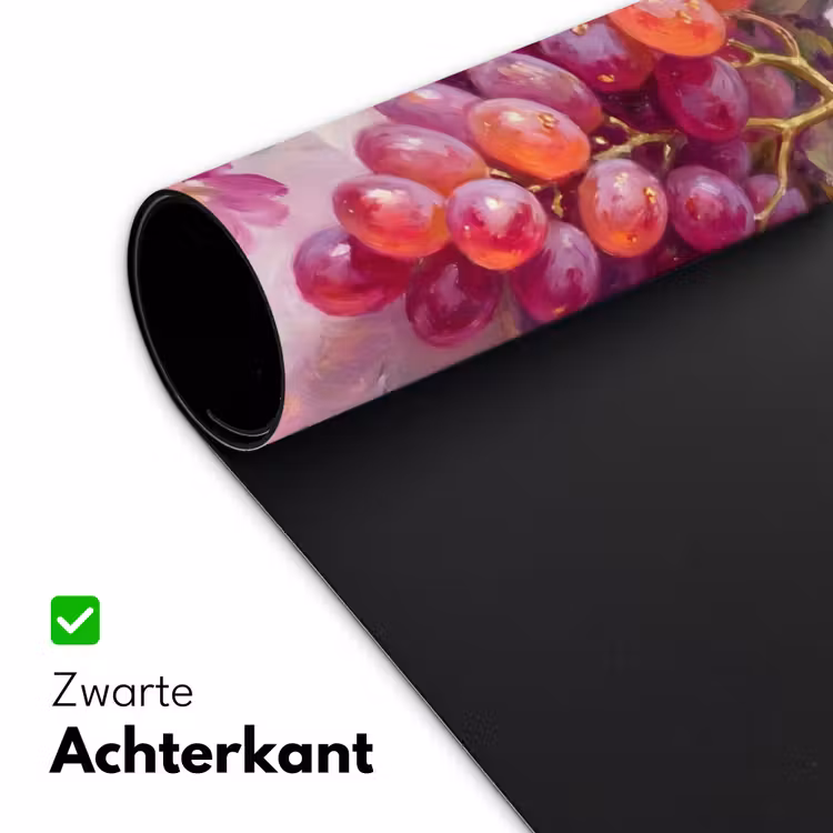 Bureau onderlegger - Eten - Bloemen - Stilleven - Roze - Goud — 5