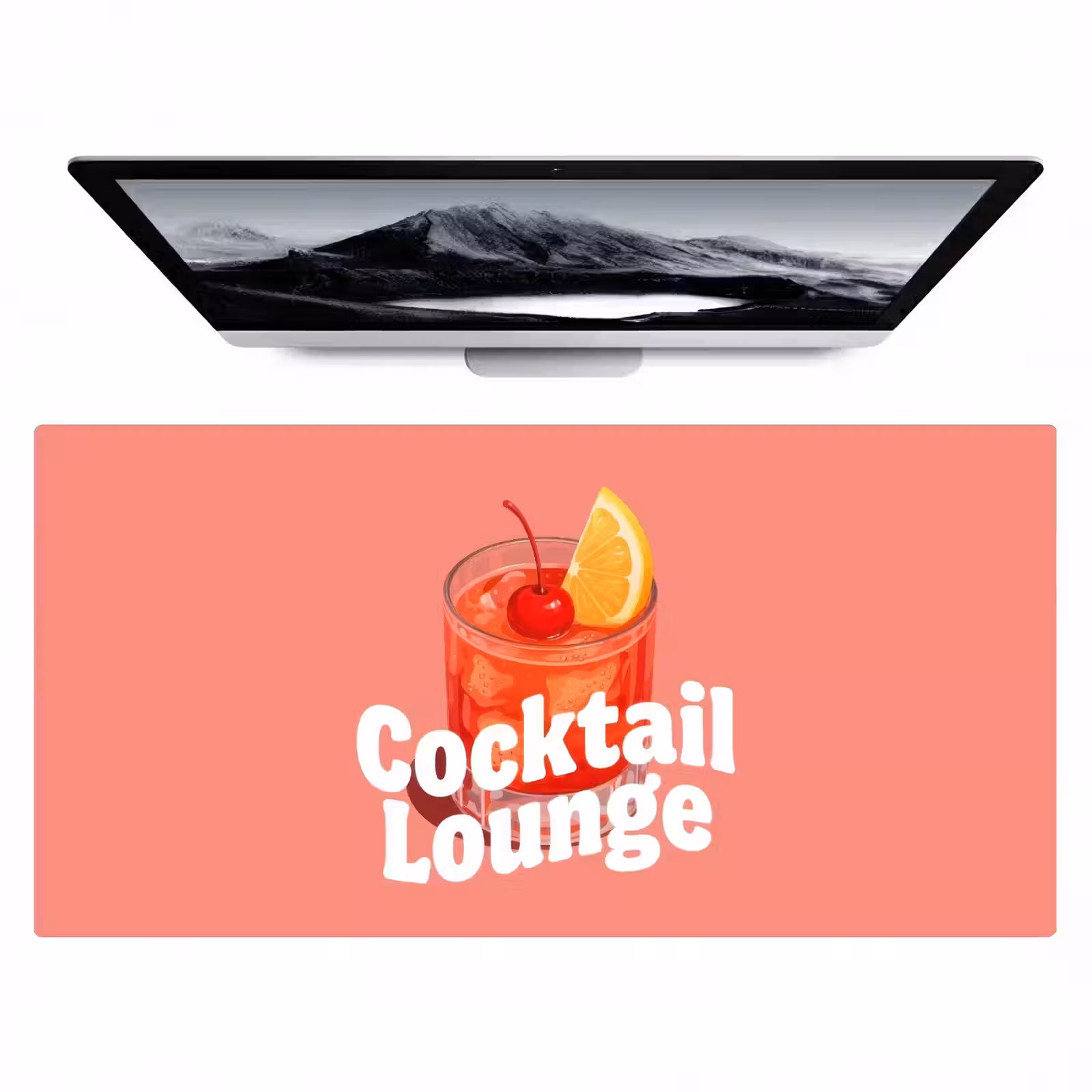 Bureau onderlegger - Cocktail Lounge - Glas - Koraal — 1