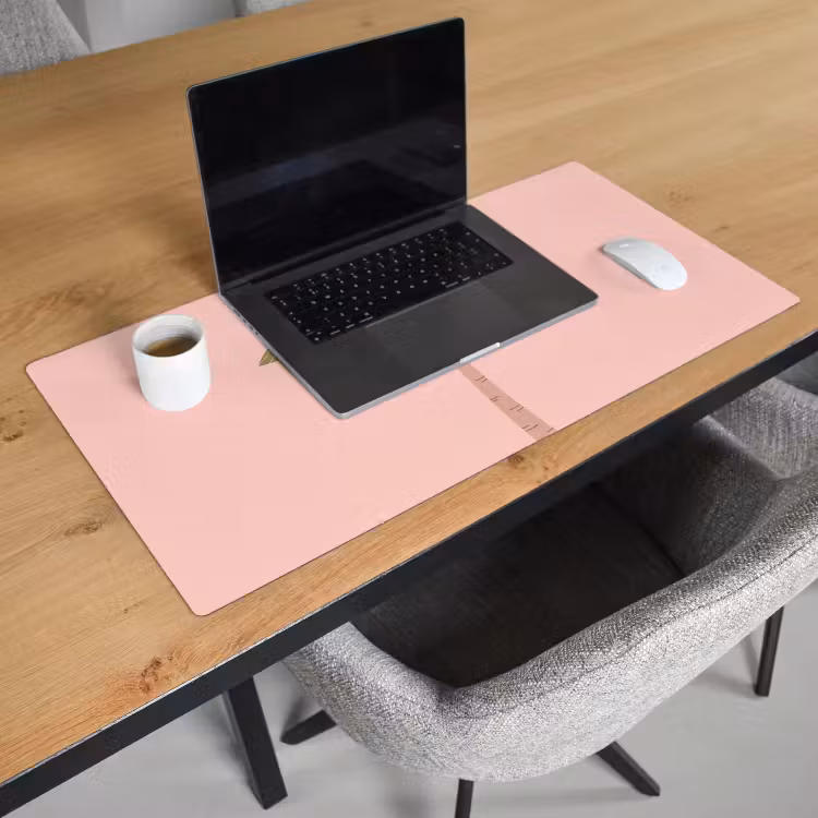 Bureau onderlegger - Boom - Palm - Natuur - Illustratie - Roze — 3