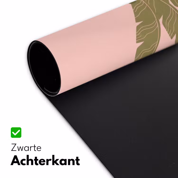 Bureau onderlegger - Boom - Palm - Natuur - Illustratie - Roze — 5