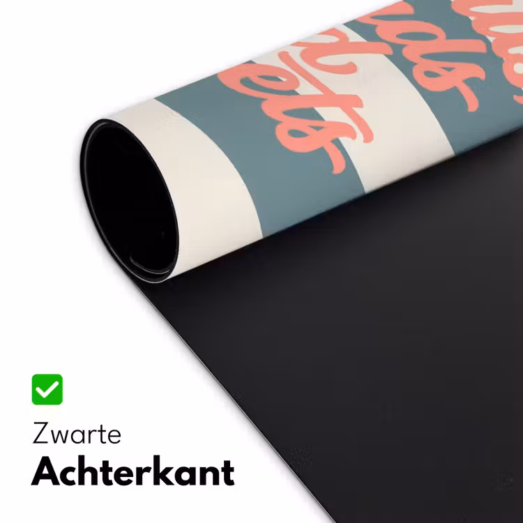 Bureau onderlegger - Cocktails - Strepen - Blauw - Koraal — 5