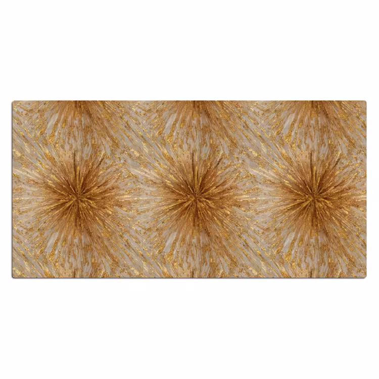 Bureau onderlegger - Explosie - Abstract - Goud - Wit — 2