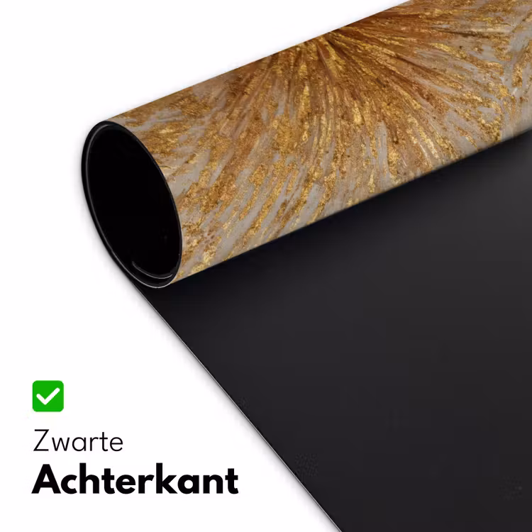 Bureau onderlegger - Explosie - Abstract - Goud - Wit — 5