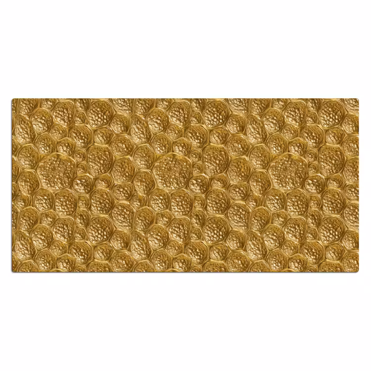 Bureau onderlegger - Gehamerd - Mozaïek - Antiek - Goud — 2