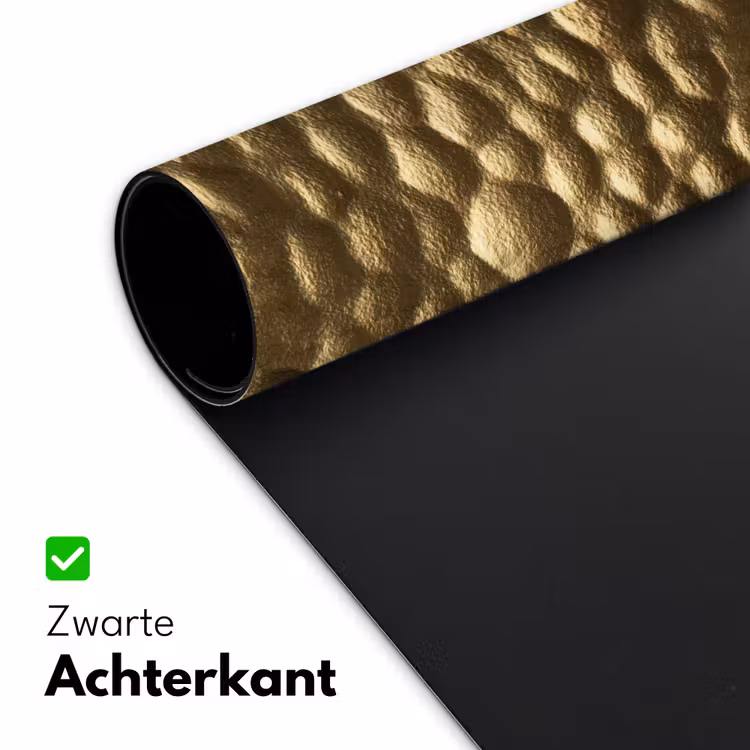 Bureau onderlegger - Gehamerd - Reliëf - Textuur - Bronsgoud — 5