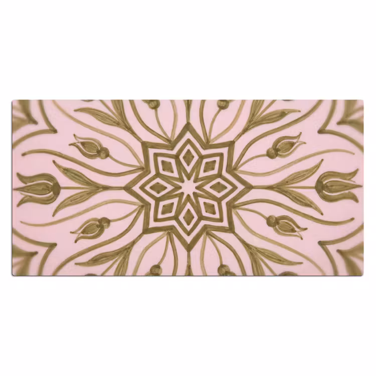 Bureau onderlegger - Patroon - Mandala - Decoratie - Abstract - Groen — 2