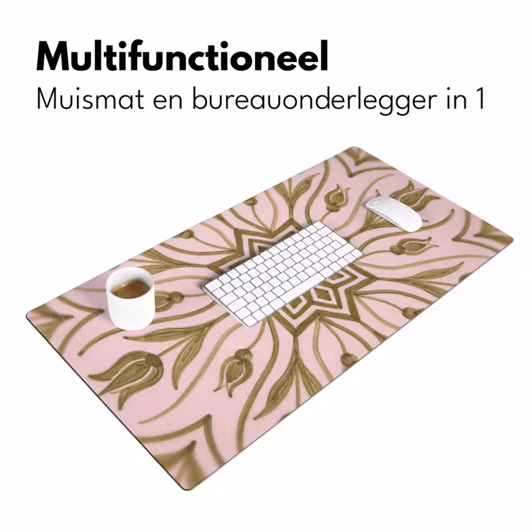 Bureau onderlegger - Patroon - Mandala - Decoratie - Abstract - Groen — 7