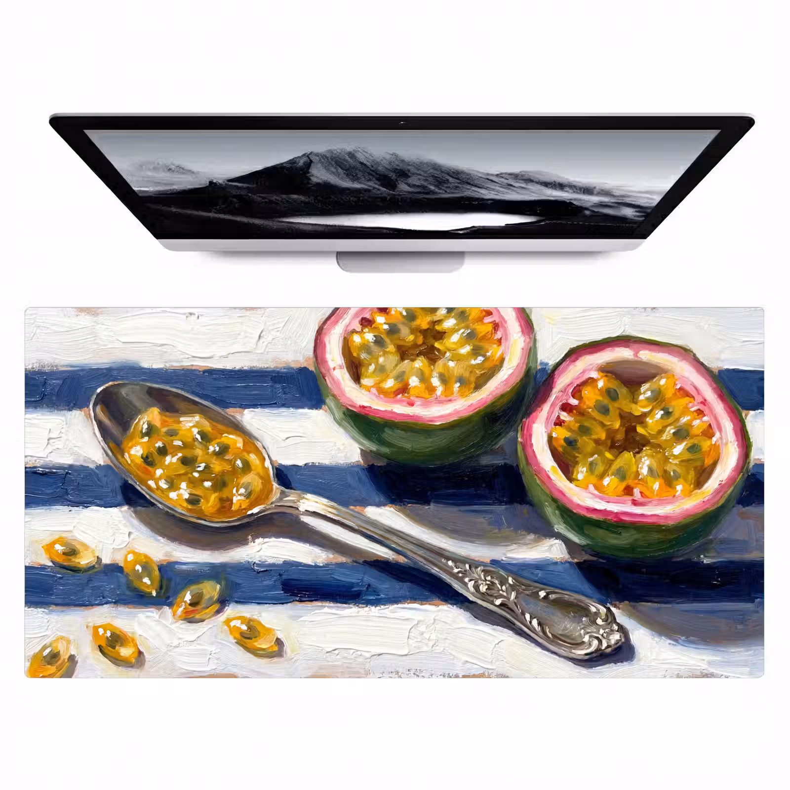 Bureau onderlegger - Eten - Passievrucht - Tropisch - Modern - Kleurrijk — 1