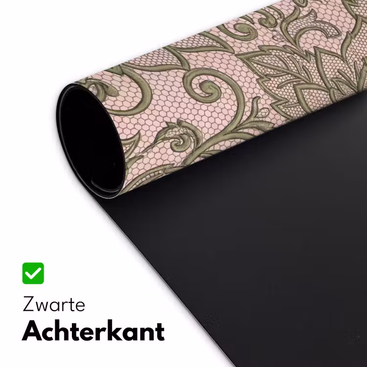 Bureau onderlegger - Bloemen - Kant - Patroon - Klassiek - Groen — 5