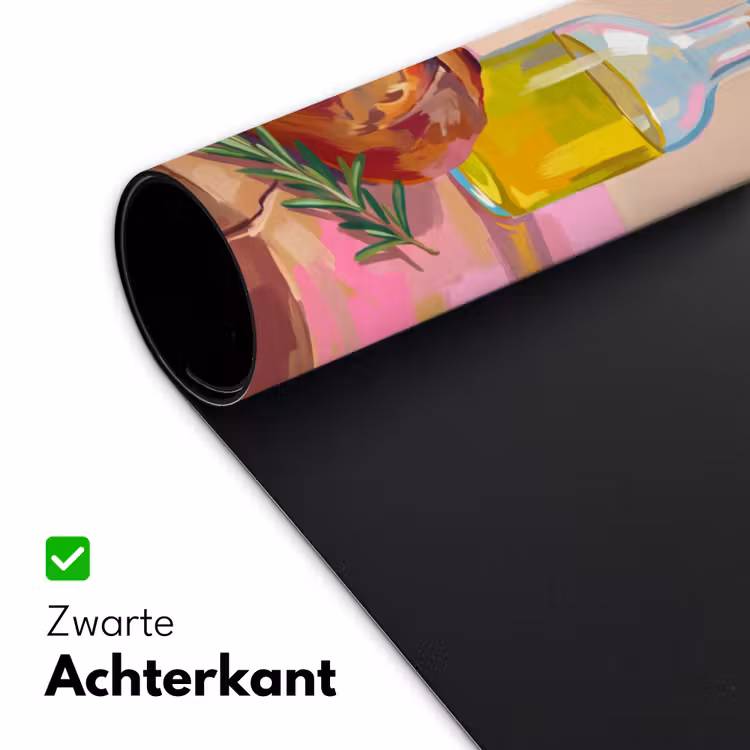 Bureau onderlegger - Eten - Brood - Olijfolie - Abstract - Keuken — 5