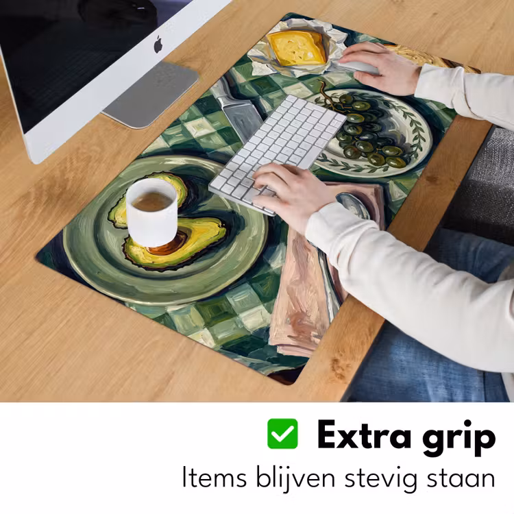 Bureau onderlegger - Eten - Ontbijt - Tafel - Modern - Groen — 6