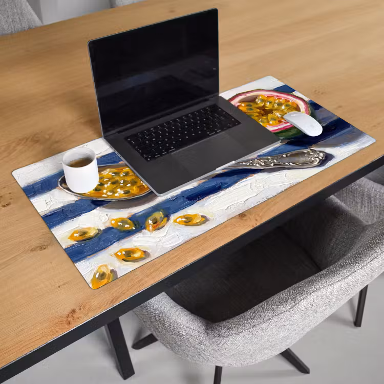 Bureau onderlegger - Eten - Passievrucht - Tropisch - Modern - Kleurrijk — 3