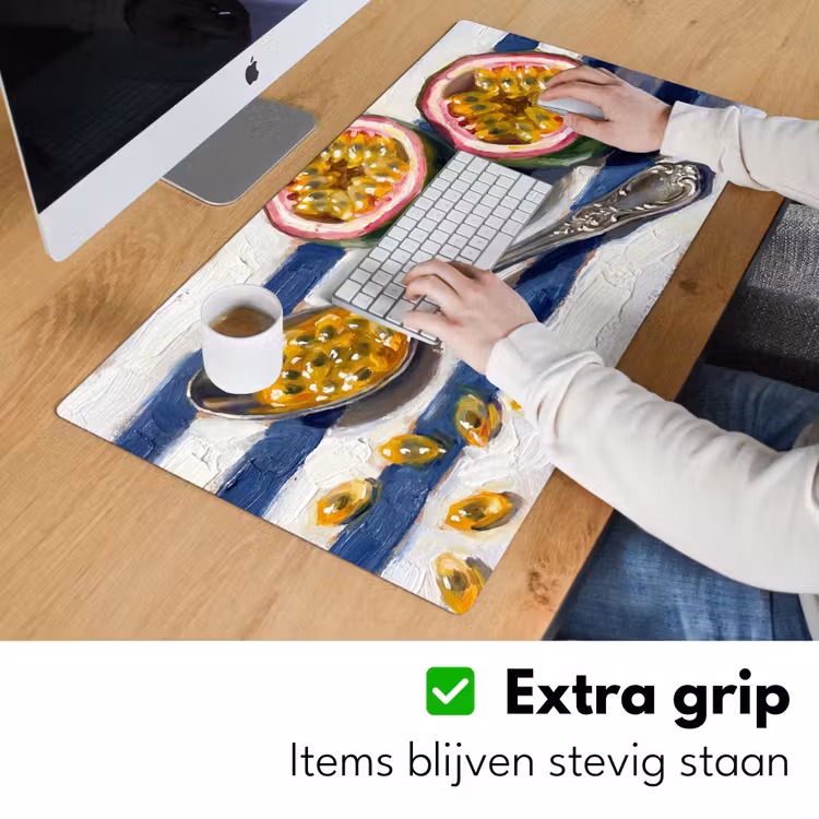 Bureau onderlegger - Eten - Passievrucht - Tropisch - Modern - Kleurrijk — 6