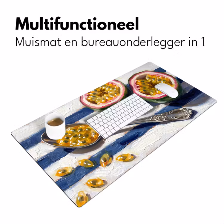 Bureau onderlegger - Eten - Passievrucht - Tropisch - Modern - Kleurrijk — 7